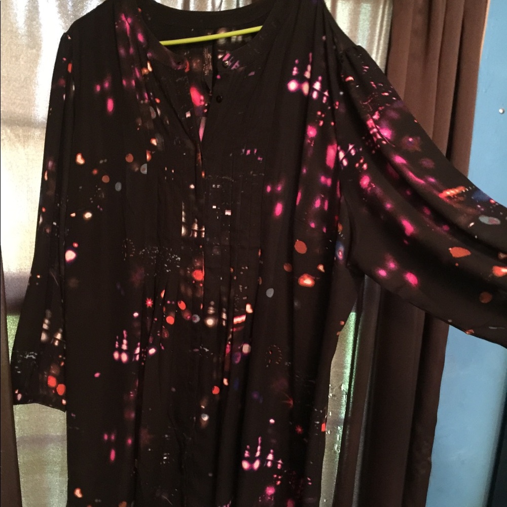 Seven7 Melissa McCarty tunic/shirt dress 3x EUC